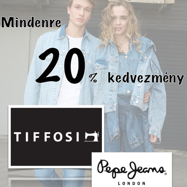 Tiffosi: 20% kedvezmény