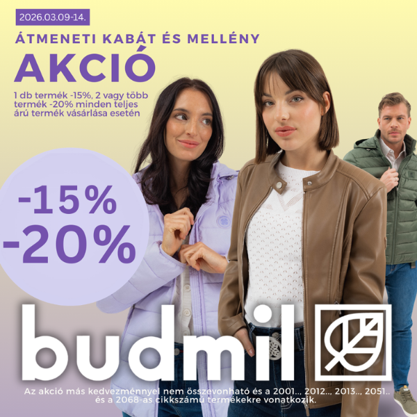 Budmil: Akár 20% kedvezmény